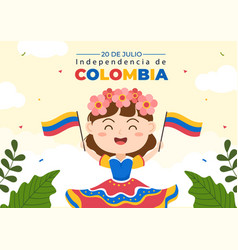 20 De Julio Independencia De Colombia Cartoon