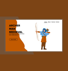 Ages Archer Man Medieval