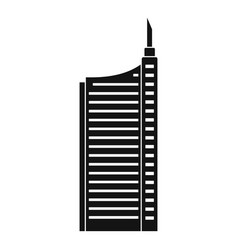 Sky Scraper Icon Simple Style