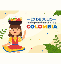 20 De Julio Independencia De Colombia Cartoon