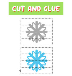 Cut And Glue Game For Kids Puzzles