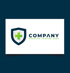 Medical Health Shield Logo Template