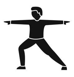 Morning Active Exercise Icon Simple Gym