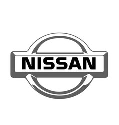 Nissan Logo Brand Symbol Gray Design Japan Car