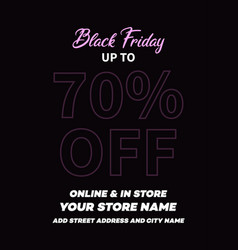 Black Friday Big Sale Poster Flyer Design