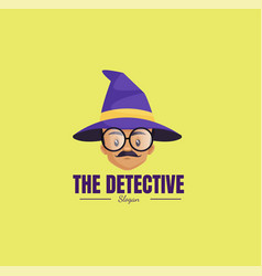 Detective Mascot Logo