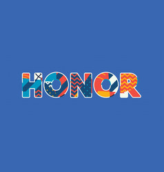 Honor Concept Word Art