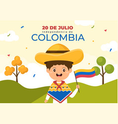 20 De Julio Independencia De Colombia Cartoon