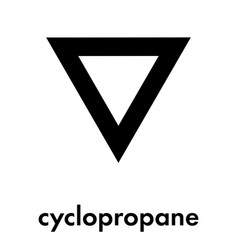 Cyclopropane Cycloalkane Molecule Used