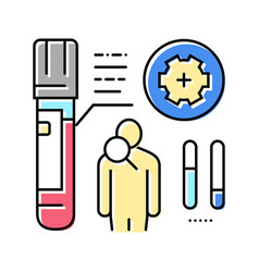 Clinical Trials Biomedical Color Icon