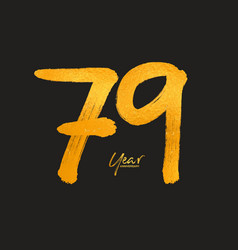 Gold 79 Years Anniversary Celebration