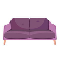 Isolated Colored Couch Furniture Image