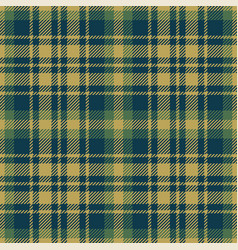 Plaid Pattern Green Gold Background