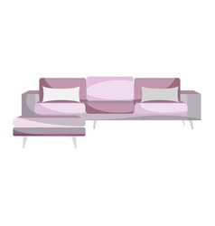 Isolated Colored Couch Furniture Image