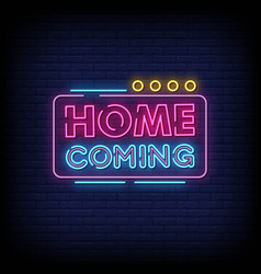 Neon Sign Home Coming