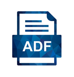 Adf File Document Icon