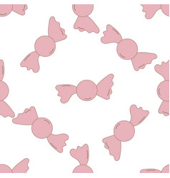 Candy Pink Wrapper Sweet Food Background Pattern