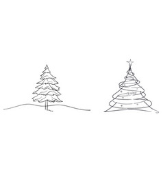 Christmas Tree One Line