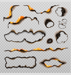 Burnt Paper Holes Set