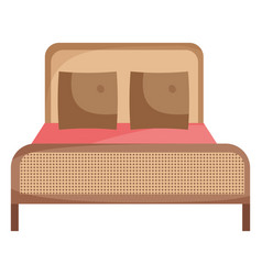 Isolated Colored Bed Furniture Image