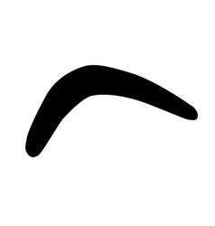 Boomerang Isolated Silhouette