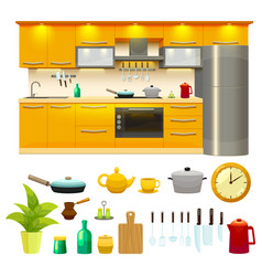 Kitchen Design Icon Set