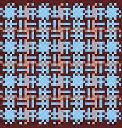 Seamless Checkered Pattern Background Fabric