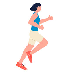 Female Athlete Exercise Woman Running Person