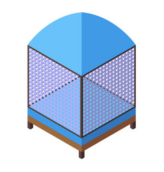 Mosquito Protective Zone Icon Isometric