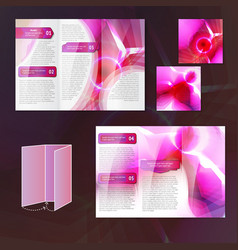 Pink Brochure Template