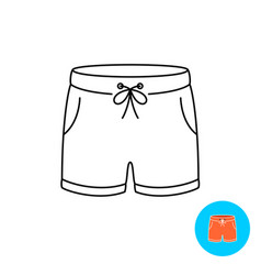 Swim Beach Shorts Icon Man Swimming Suit Trunks