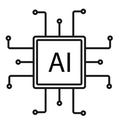 Artificial Intelligence Ai Icon