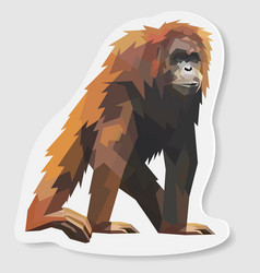 Sticker Orang Utan