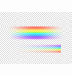 Rainbow String With Limpid Section Edge Isolated