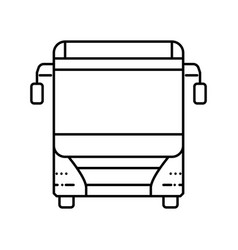 Bus Transport Vehicle Line Icon