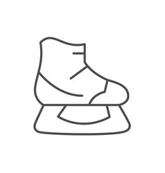 Ice Skates Line Outline Icon