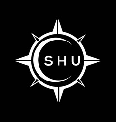 Shu Abstract Technology Circle Setting Logo