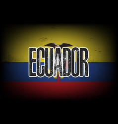 National Flag Of Ecuador