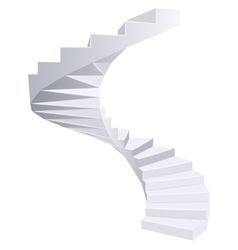 White Spiral Staircase