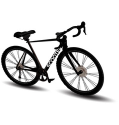 A Glossy Black Bike Used For Sporting Purposes