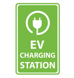 Electric Vehicle Charging Station Icon