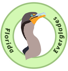 Florida Everglades Cormorant Logo