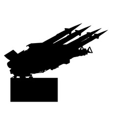 Artillery Rocket Launcher Silhouette