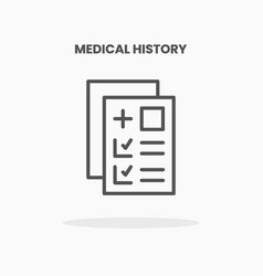 Medical History Icon Line