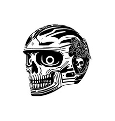 Future Robot Skull Helmet