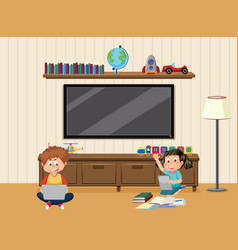 Kids Learning Online At Home