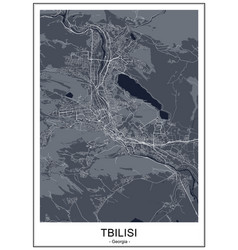 Map City Tbilisi Georgia