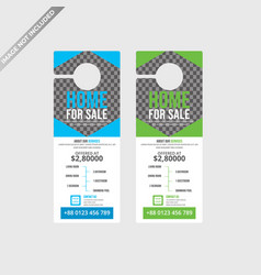 Real Estate Door Hanger Design