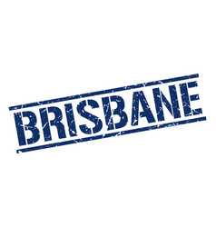 Brisbane Blue Square Stamp