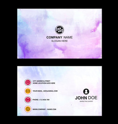 Artist Business Card Design Template